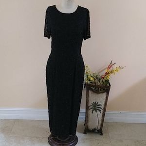 Elegant Beaded Talbots Dress.